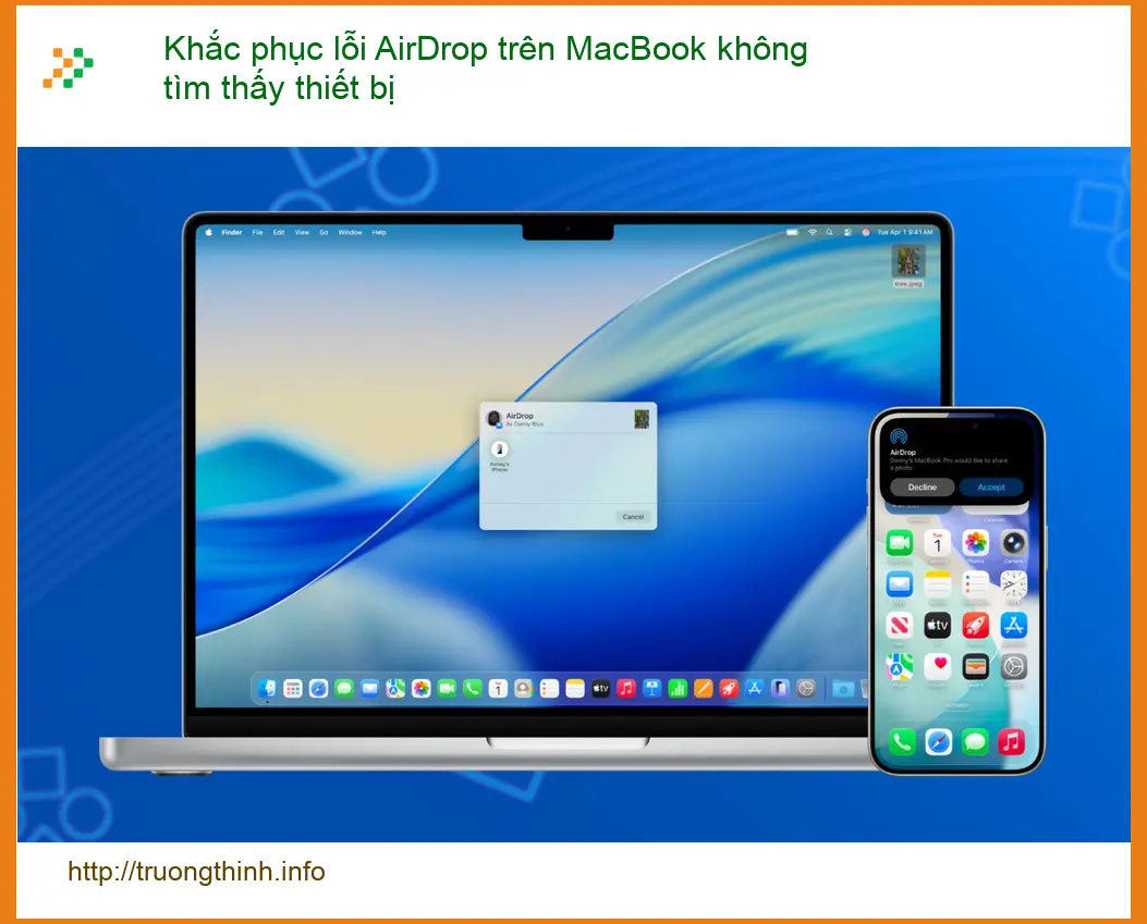 Macbook Khắc phục lỗi AirDrop không tìm thấy thiết bị - Địa chỉ uy tín