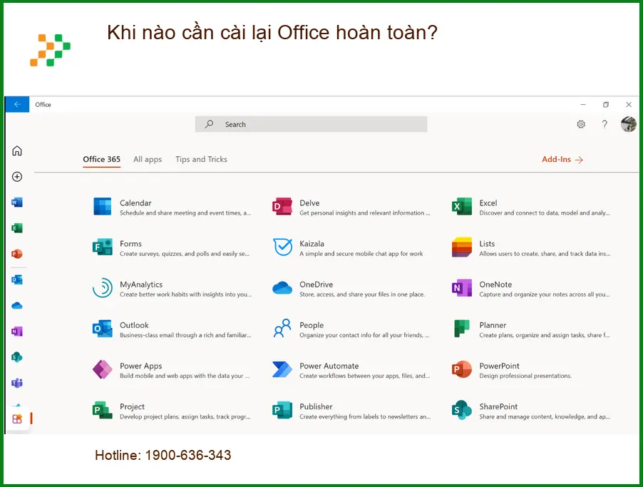 Văn phòng Khi nào cần cài lại Office hoàn toàn? - Tư vấn chuyên gia