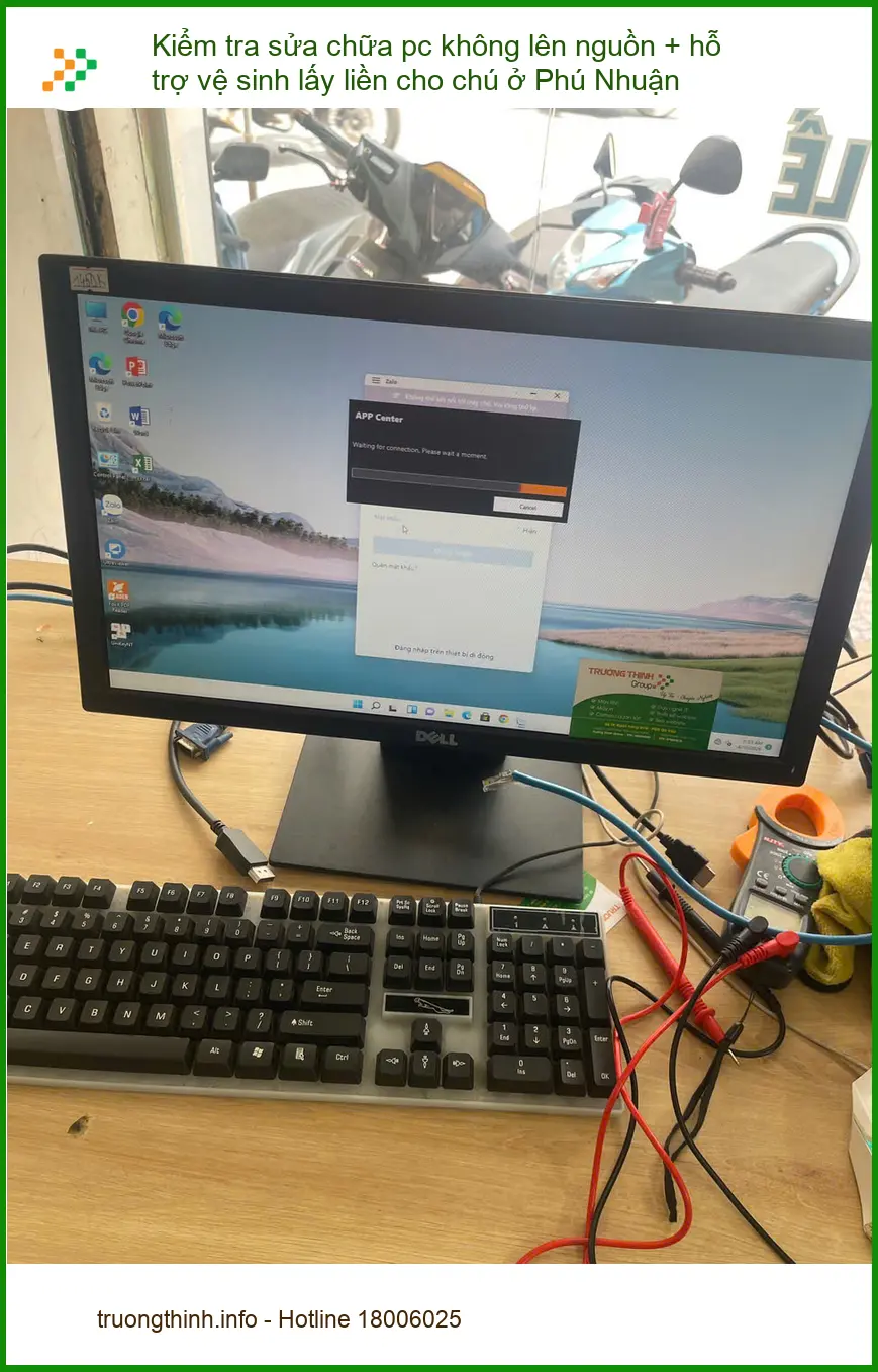 Dịch vụ sửa chữa pc không lên nguồn và vệ sinh lấy liền cho bác Phúc ở Phú Nhuận ảnh thực tế 2