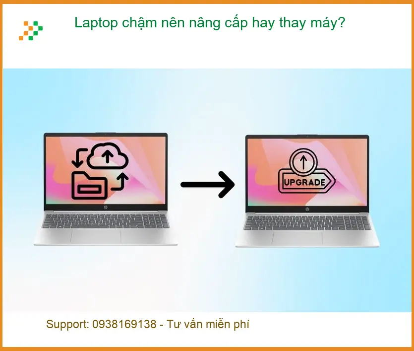 Laptop chậm nên nâng cấp hay thay máy? - Tư vấn từ chuyên gia Trường Thịnh