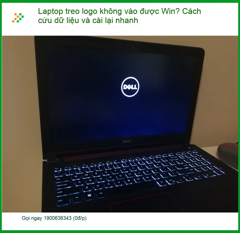 Windows Laptop treo logo không vào được Win? - Địa chỉ sửa laptop uy tín
