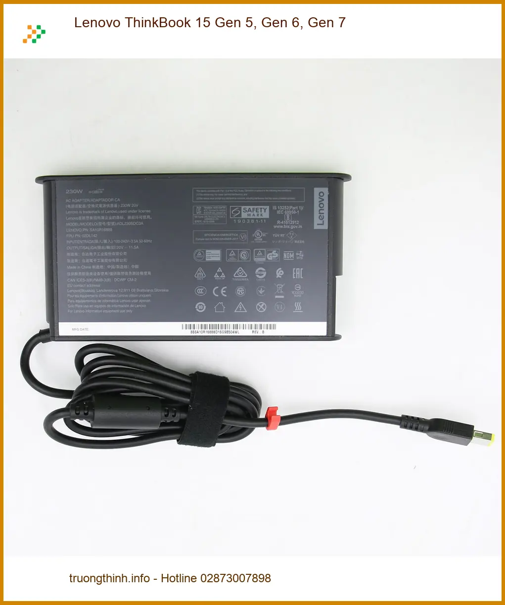 Sạc Laptop Lenovo ThinkBook 15 - Trung Tâm TPHCM | Giao Nhanh | Giá Rẻ