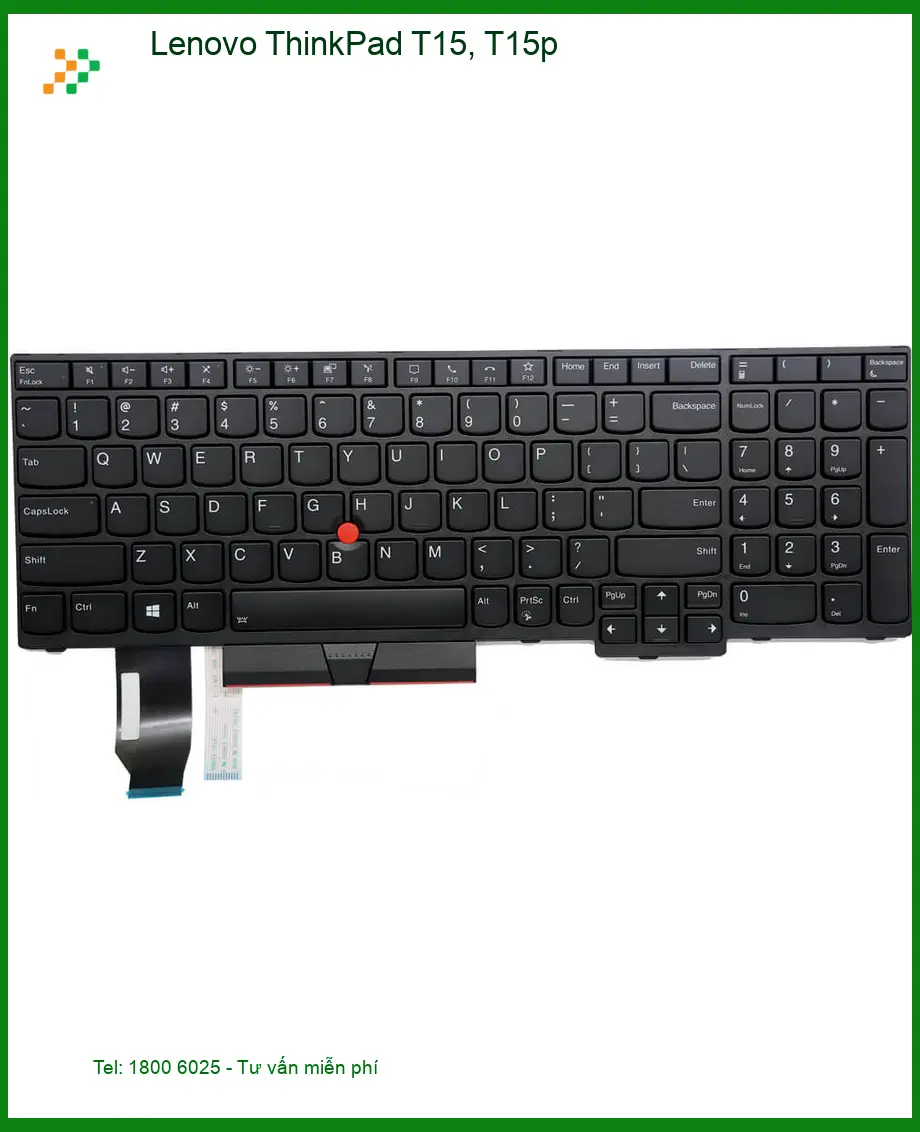 Bàn phím Laptop LENOVO ThinkPad T15, T15p - Cửa Hàng Thay Lấy Liền Gần Đây