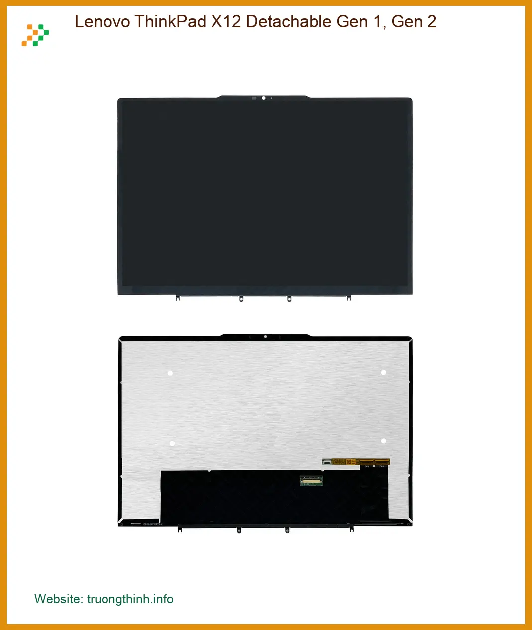 Màn hình Laptop Lenovo X12 Detachable - Trung tâm thay màn hình uy tín TPHCM