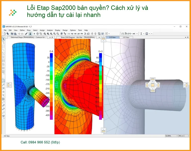 Thủ thuật Phần mềm Lỗi Etap Sap2000 bản quyền? - Cách tự xử lý tại nhà