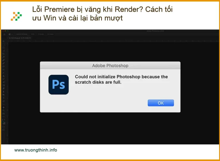 Windows Lỗi Premiere bị văng khi Render? Tối ưu Win - Trung tâm hỗ trợ