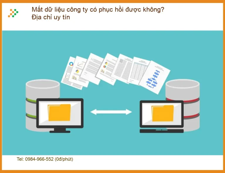 Khôi Phục Dữ Liệu Mất dữ liệu công ty có phục hồi không? - Trung tâm uy tín TPHCM