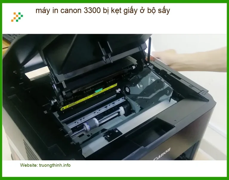 Sửa Nạp Mực Máy In Canon 3300 Kẹt Giấy Bộ Sấy - Thợ xử lý gấp