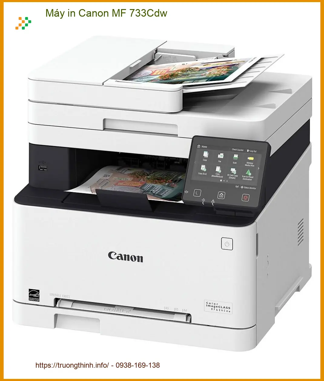 Máy in Canon MF 733Cdw - Nạp Mực Tận Nơi TPHCM Nhanh Chóng Giá Rẻ