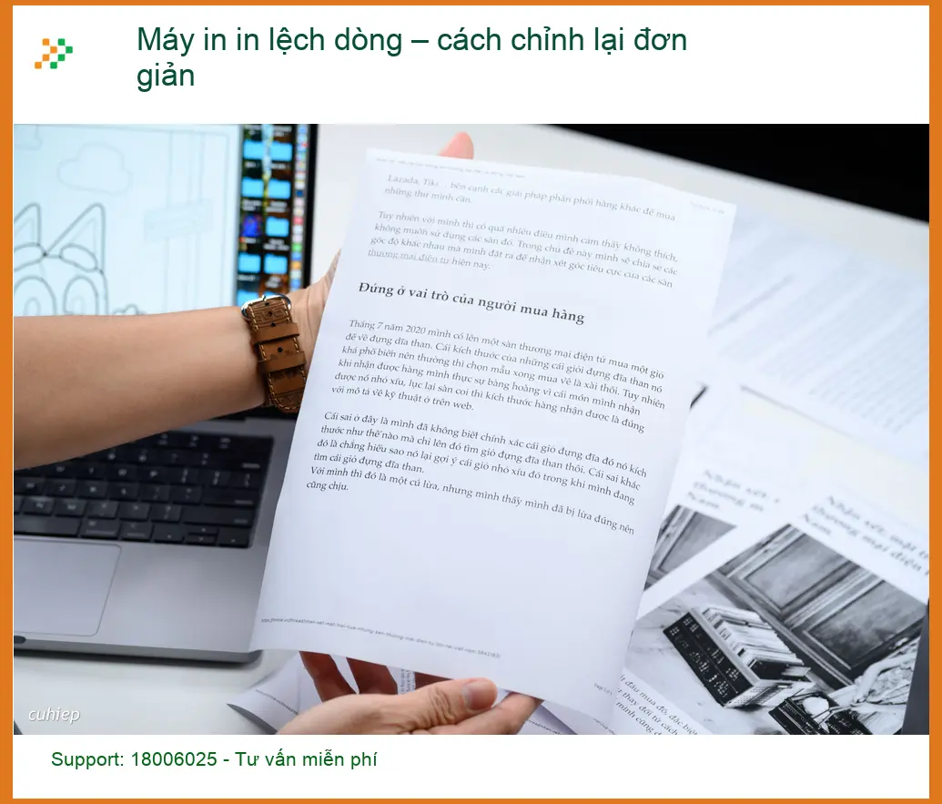 Thủ thuật Máy in lệch dòng: Cách chỉnh lại đơn giản – Trung tâm sửa uy tín