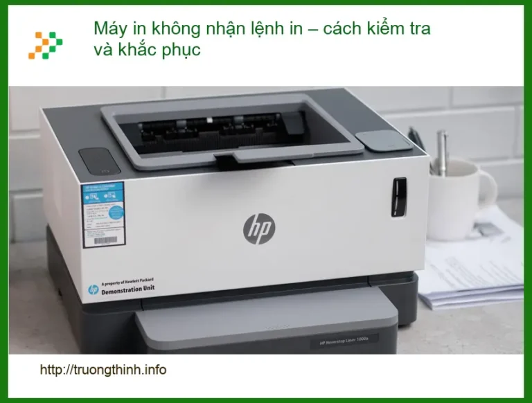 Thủ thuật Máy in không nhận lệnh – cách khắc phục - Trung tâm hỗ trợ