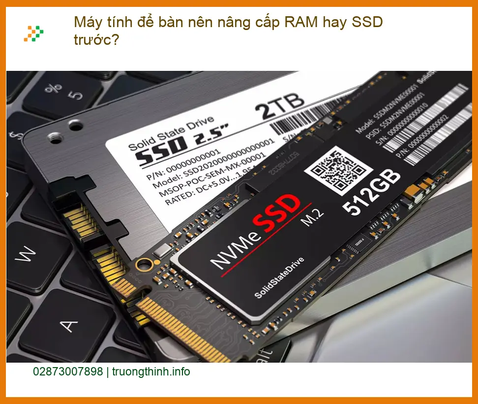 PC Máy tính để bàn nên nâng cấp RAM hay SSD trước? - Tư vấn chuyên gia Trường Thịnh Group