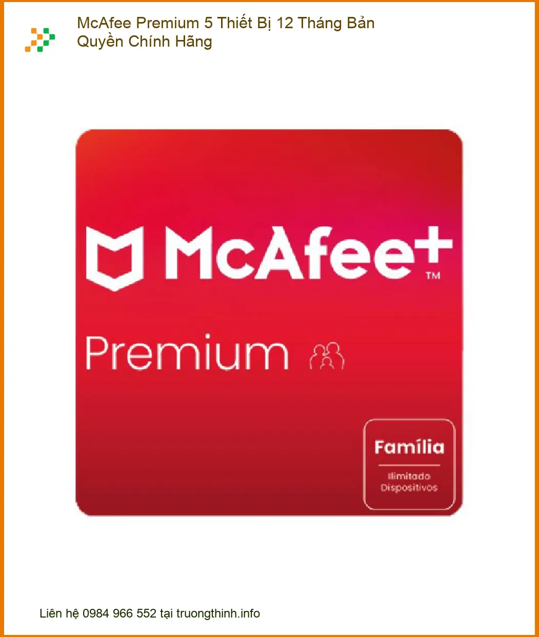 Antivirus McAfee Premium - Cài đặt Nhanh TPHCM | Giá Tốt Uy Tín