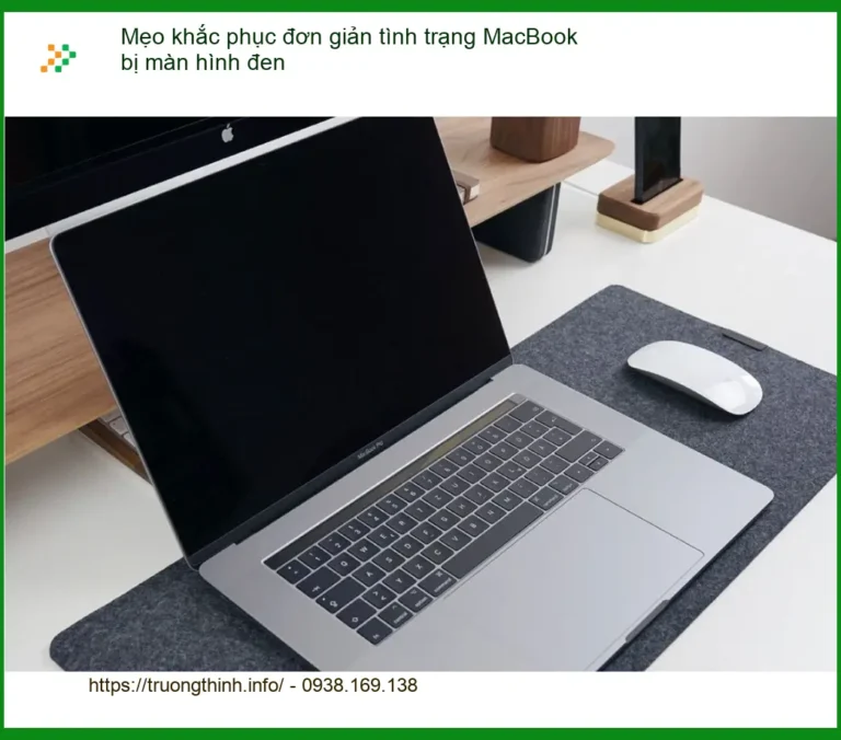 Macbook Mẹo khắc phục màn hình đen đơn giản - Trung tâm sửa uy tín TPHCM