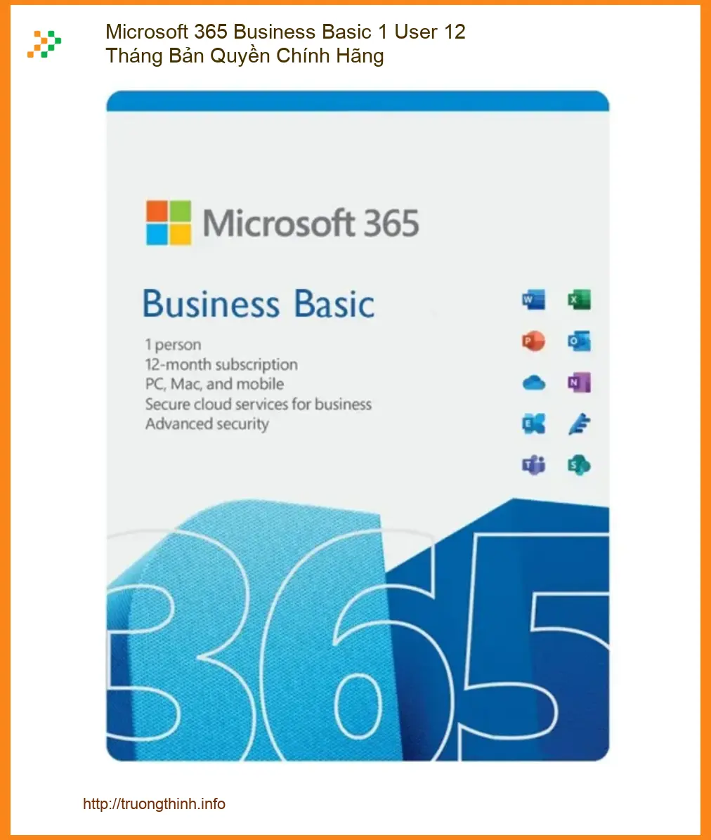 Office 365 Business Basic 1 User 12 Tháng Chính Hãng - Cửa Hàng Gần Nhất TPHCM