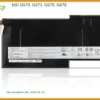 Pin Laptop MSI GS70, GS73, GS75, GS76 - Thay pin laptop nhanh TPHCM giá rẻ tận nơi