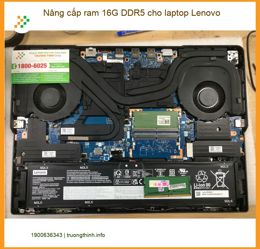 Anh Khoa nâng cấp ram 16G DDR5 cho laptop Lenovo Quận Bình Tân ảnh thực tế 1