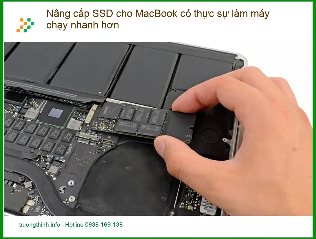 Nâng cấp SSD cho MacBook có thực sự nhanh hơn? - Tư vấn chuyên gia Trường Thịnh