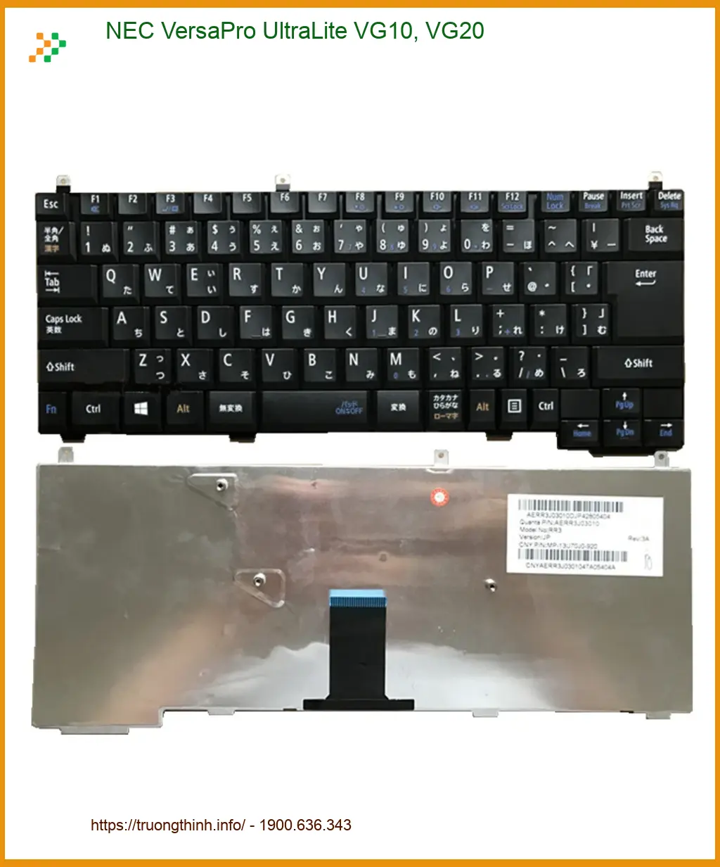 Bàn phím Laptop Nec - Thay Lấy Liền Tại Trung Tâm Sửa Chữa TPHCM Giá Rẻ
