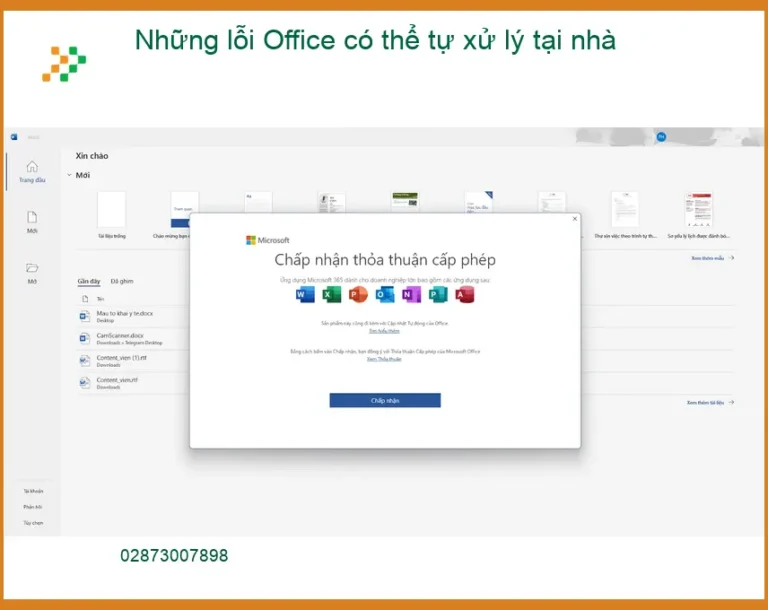 Văn phòng Những lỗi Office có thể tự xử lý tại nhà - Trung tâm hỗ trợ kỹ thuật TPHCM