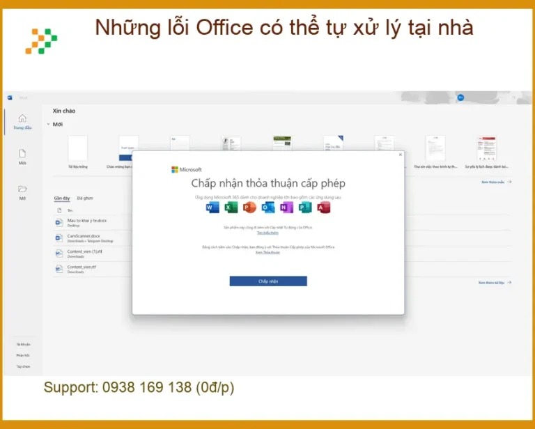 Văn phòng Những lỗi Office có thể tự xử lý tại nhà - Hỗ trợ TPHCM