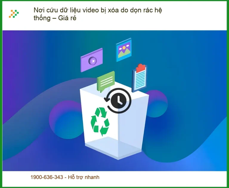 Khôi Phục Dữ Liệu video bị xóa - Cứu dữ liệu lấy liền TPHCM