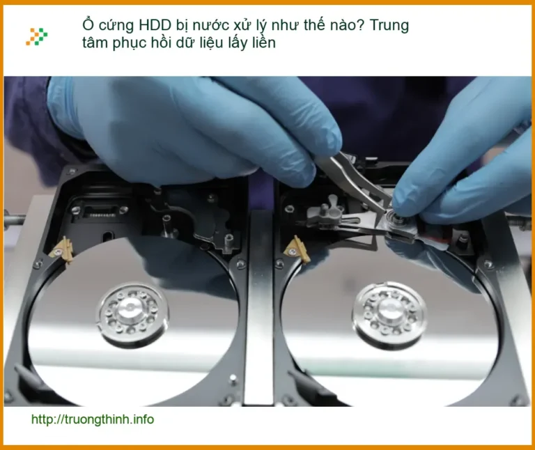Khôi Phục Dữ Liệu Ổ cứng HDD bị nước xử lý - Trung tâm lấy liền TPHCM