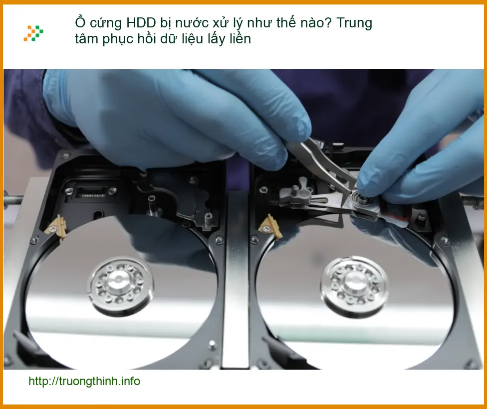 Khôi Phục Dữ Liệu Ổ cứng HDD bị nước xử lý - Trung tâm lấy liền TPHCM