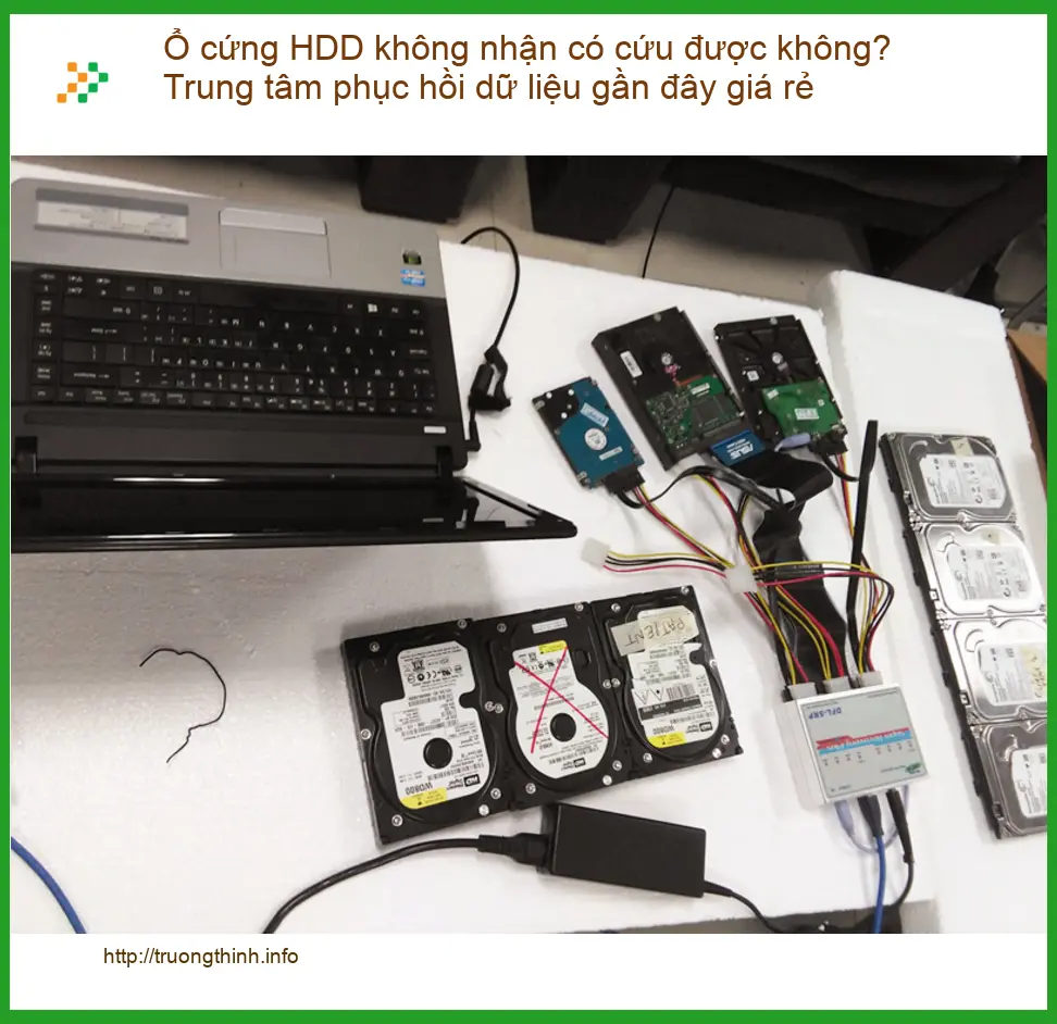 Khôi phục dữ liệu ổ cứng HDD không nhận - Phục hồi uy tín TPHCM