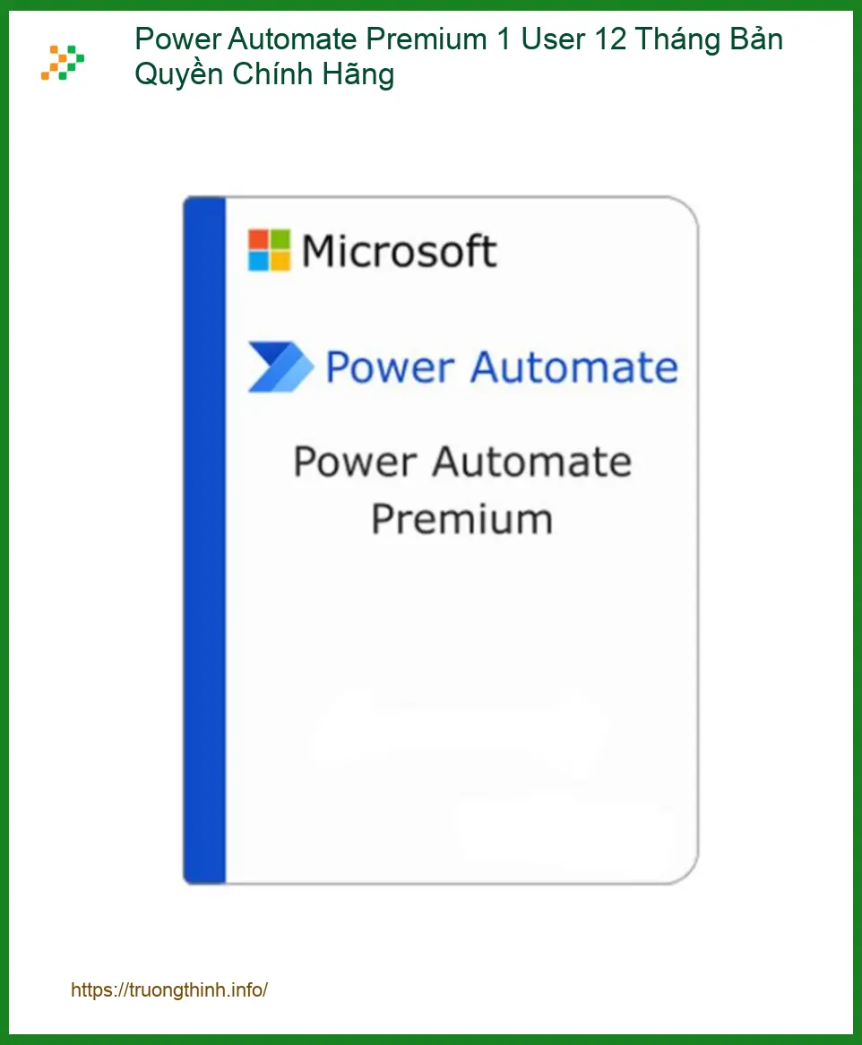 Office Bản Quyền Power Automate Premium - Mua Ngay TPHCM Giá Rẻ
