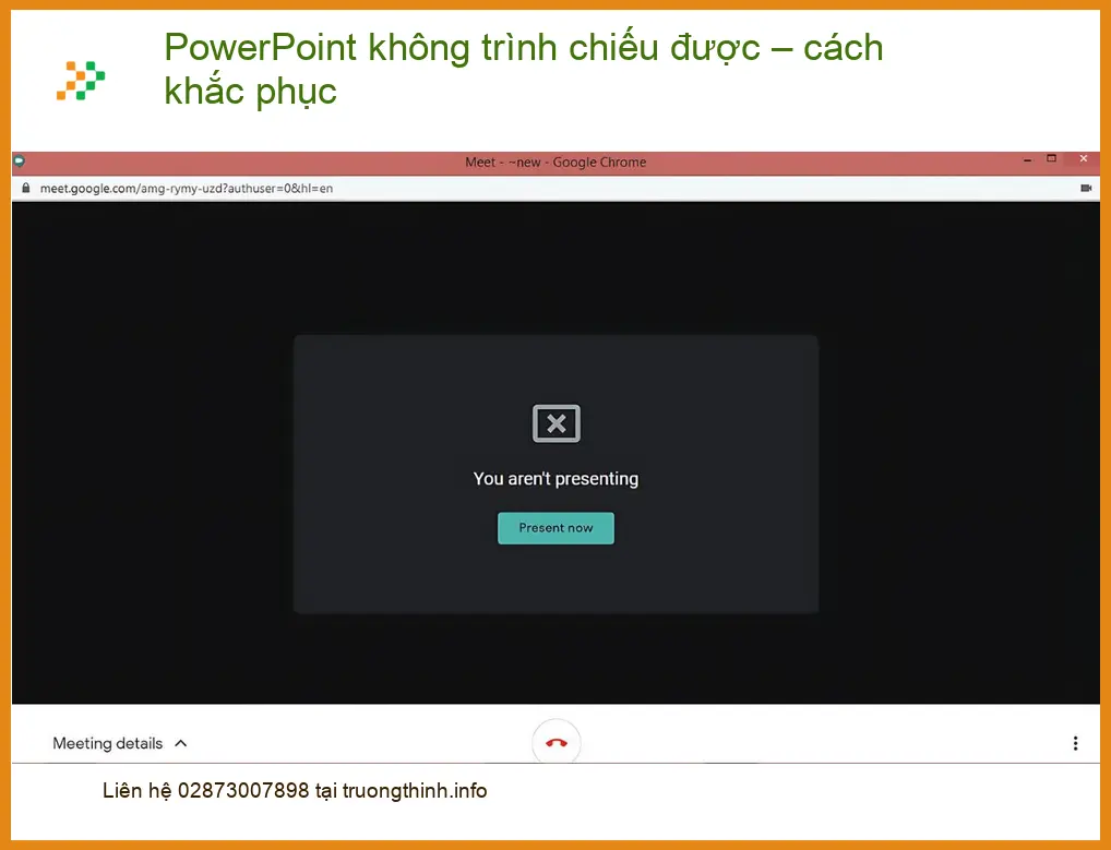 Văn phòng PowerPoint không trình chiếu được – Trung tâm hỗ trợ