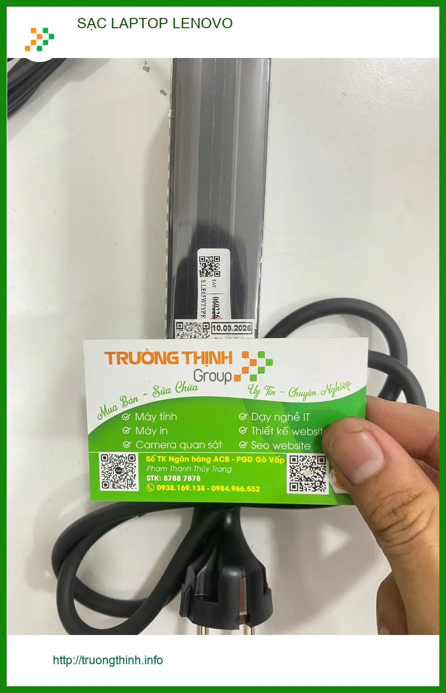 Anh Cường IT tìm nơi thay sạc laptop Lenovo Quận Gò Vấp lấy ngay ảnh thực tế 1