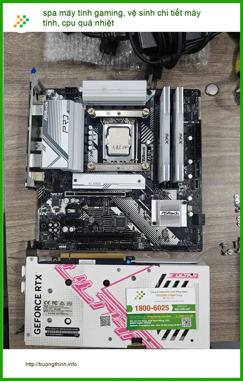Bác Trọng ở Bình Thạnh xử lý cpu quá nhiệt cho spa máy tính gaming