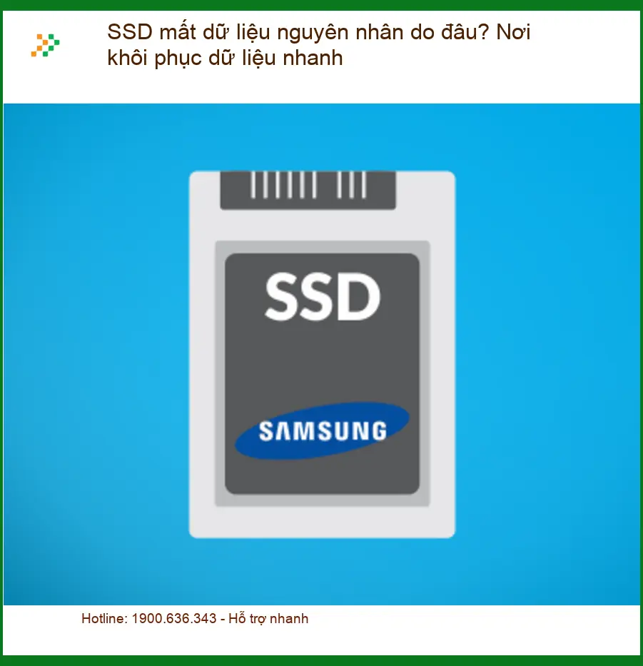 Khôi Phục Dữ Liệu SSD mất dữ liệu nguyên nhân do đâu? - Trung tâm cứu dữ liệu TPHCM