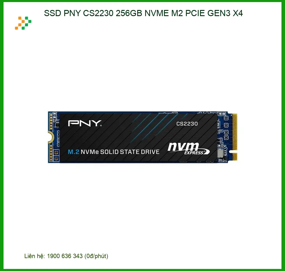 Ổ cứng Laptop SSD PNY CS2230 256GB - Nâng Cấp Giá Tốt - Lắp Đặt Nhanh TPHCM