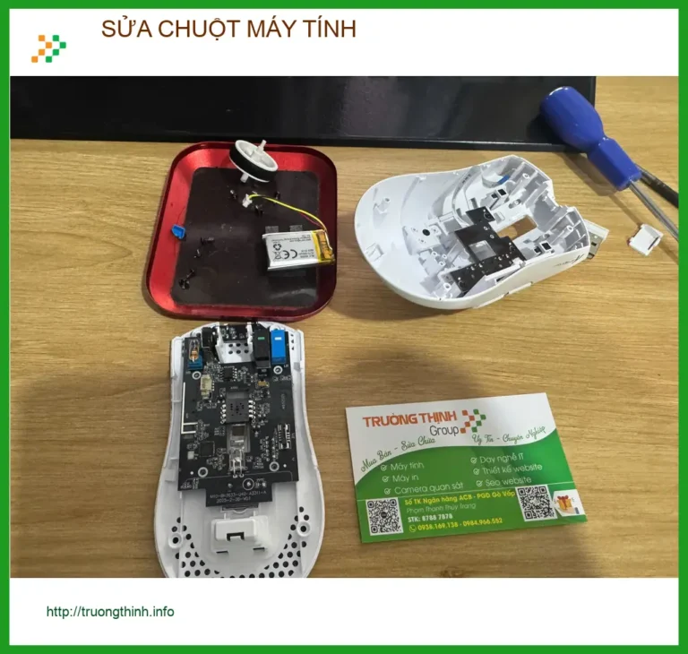 Chị Hà làm đồ họa review tiệm Sửa chuột máy tính Quận Tân Bình lấy ngay