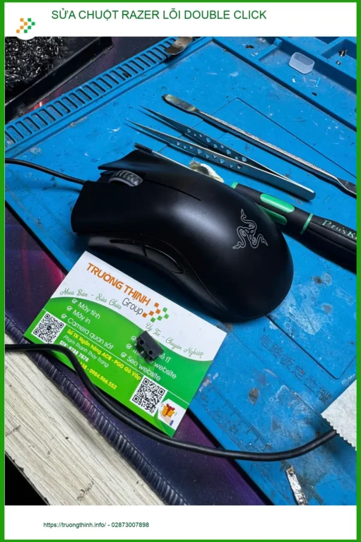 Chị Trâm Designer review dịch vụ Sửa chuột Razer lỗi double click Quận 10 Lấy ngay