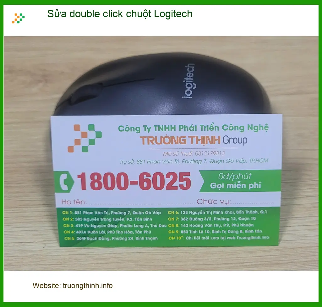 Trung tâm sửa double click chuột Logitech Quận Bình Tân - Em Thảo IT