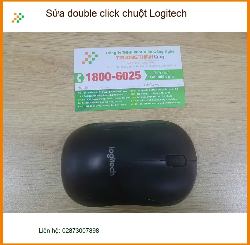 Trung tâm sửa double click chuột Logitech Quận Bình Tân - Em Thảo IT ảnh thực tế 1