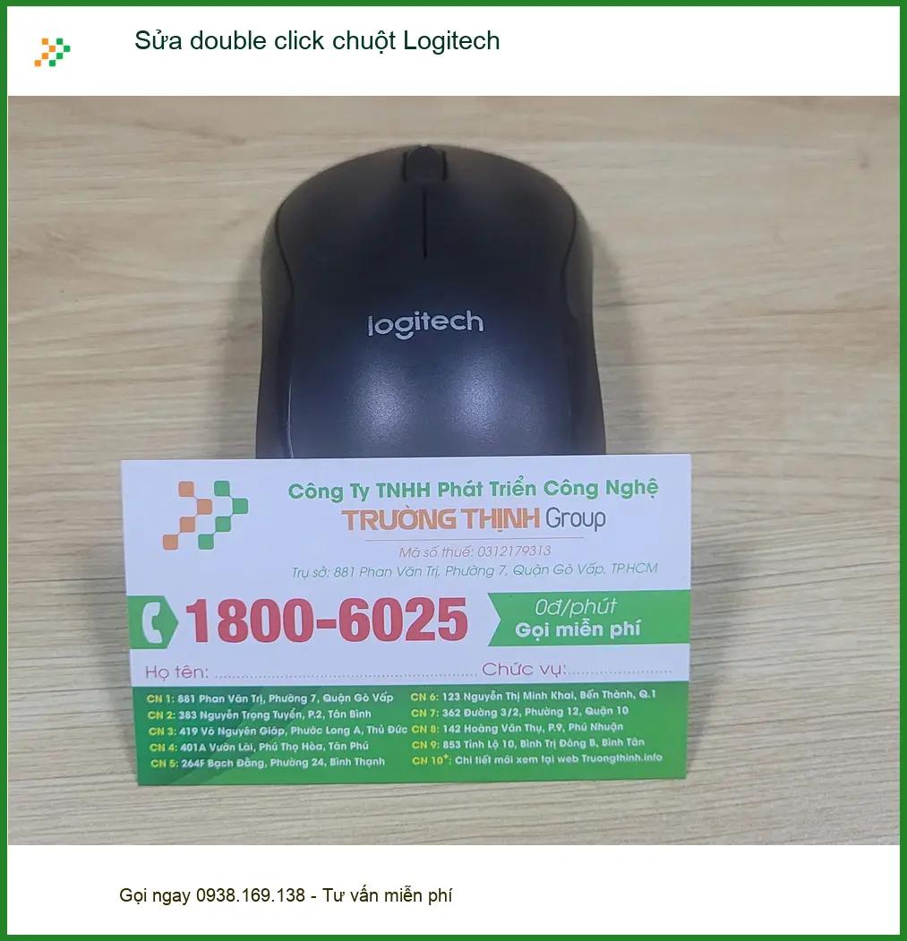 Trung tâm sửa double click chuột Logitech Quận Bình Tân - Em Thảo IT ảnh thực tế 2
