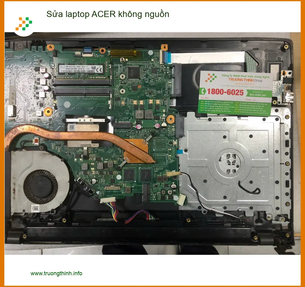 Anh Đức quản lý tìm trung tâm sửa laptop ACER không nguồn Quận Bình Tân uy tín ảnh thực tế 2