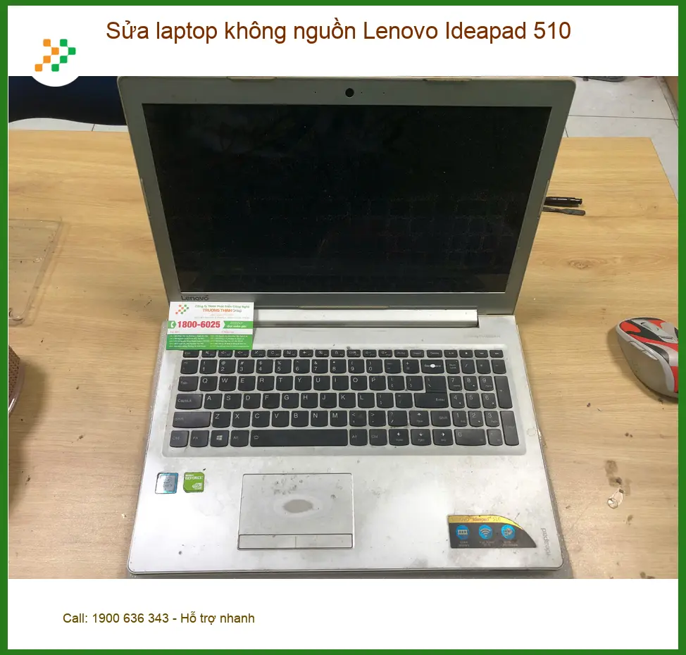 Anh Quang - Sửa laptop Lenovo Ideapad 510 không nguồn ở Quận Bình Tân