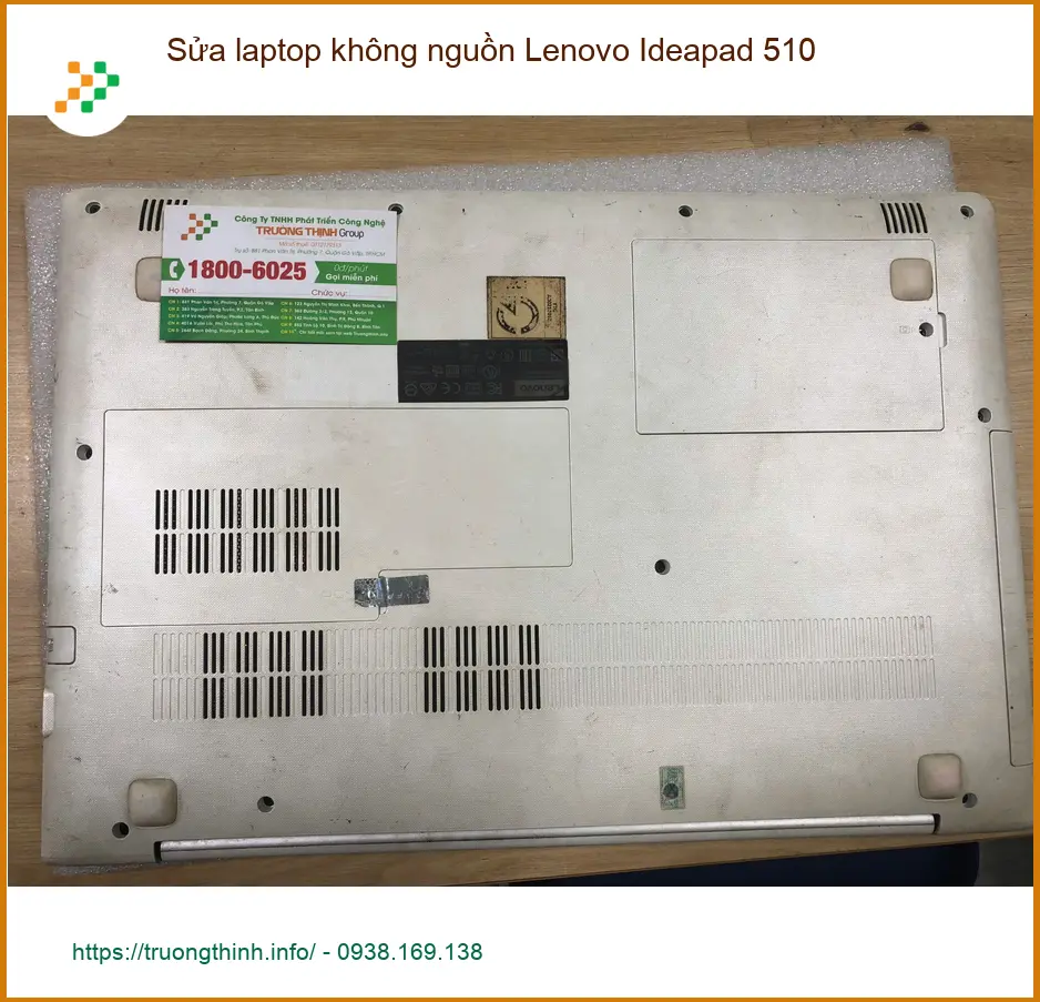 Anh Quang - Sửa laptop Lenovo Ideapad 510 không nguồn ở Quận Bình Tân ảnh thực tế 1