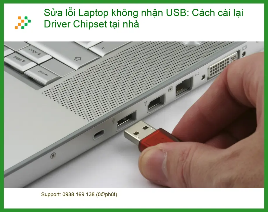 Thủ thuật Phần mềm Sửa lỗi Laptop không nhận USB: Cài Driver - Trung tâm hỗ trợ TPHCM