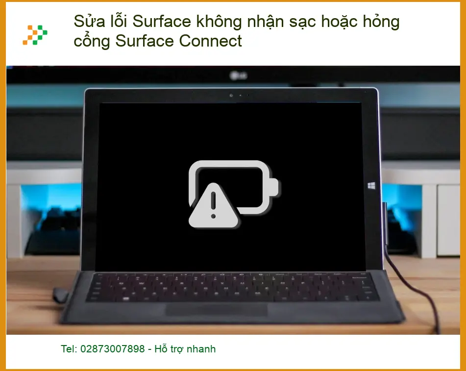 Sửa lỗi không nhận sạc hoặc hỏng cổng Connect laptop - TPHCM