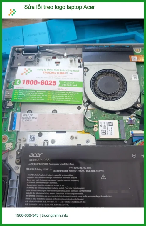 Trung tâm sửa lỗi treo logo laptop Acer Quận Tân Phú - Chị Thanh giáo viên cấp 3