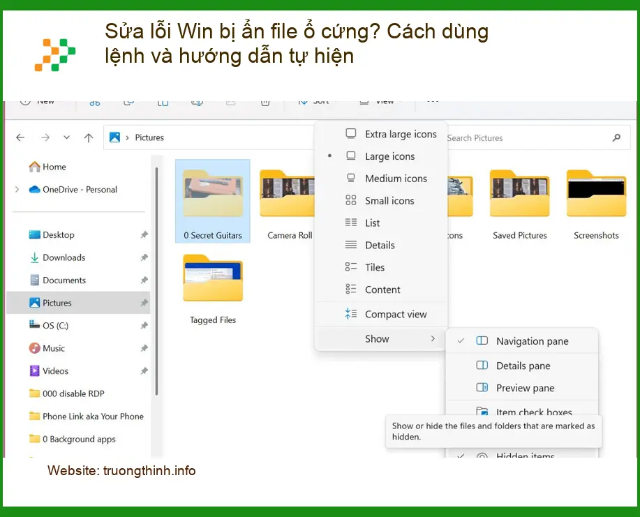 Windows Sửa lỗi Win bị ẩn file ổ cứng - Cách tự xử lý tại nhà