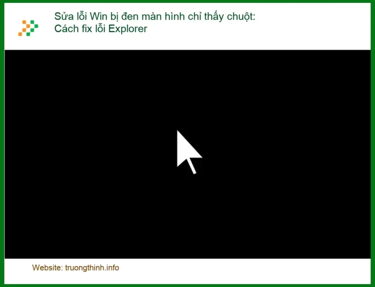 Windows Sửa lỗi Win bị đen màn hình chỉ thấy chuột – Trung tâm hỗ trợ gần đây