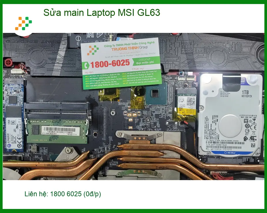 Anh Quốc lo lắng tìm chỗ sửa main Laptop MSI GL63 Quận Bình Tân ảnh thực tế 1