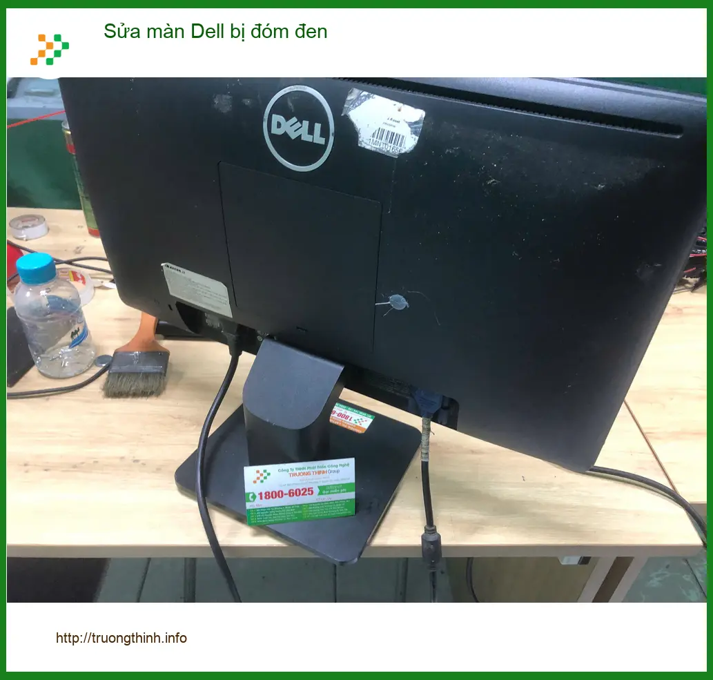 Chị Mai quản lý tìm trung tâm sửa màn Dell bị đóm đen Quận Bình Tân uy tín